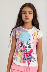 Two Pockets Smile Skirt Set